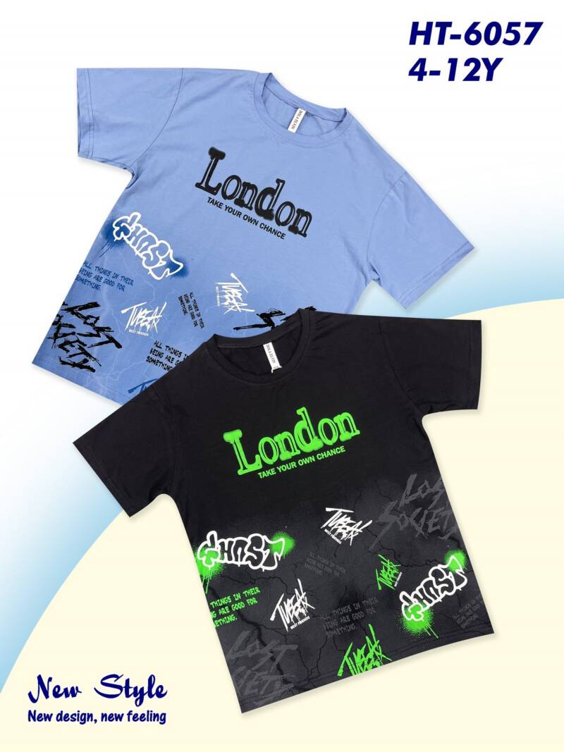 Bluzka chłopięce. Roz 4-12. Mix Kolor Paczka 5 szt. 1